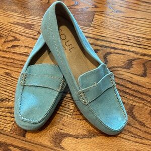 Women’s light blue Soul Naturalizer loafers